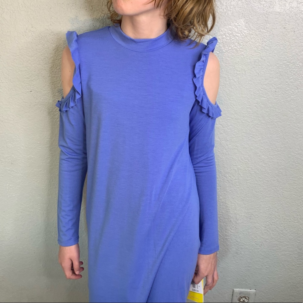 Gb girls size large dress purple blue